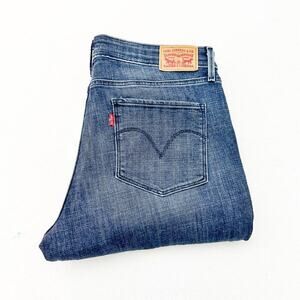 Levi's Mid Rise Skinny Dark Wash Denim Jeans Size 32 x 32